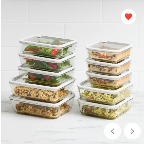 Airlock glass containers